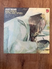 Max Reger Streichtrios Op 77b 141b Vinyl LP New String Trio New York BASF KBB