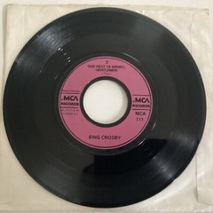 Bing Crosby white Christmas, God rest ye merry gentlemen 7” 45 VINYL SINGLE 2