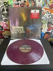 SEETHER Vicennial 2 Decades Of Seether 2LP VG++ OPAQUE PURPLE VINYL /1500 HYPE