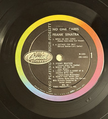 No One Cares by Frank Sinatra (Vinyl, 1959, Capitol) Reissue