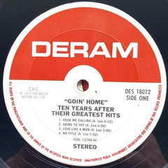 TEN YEARS AFTER Goin’ Home Their Greatest Hits 1975 LP on Dream #DES 18072 ROCK