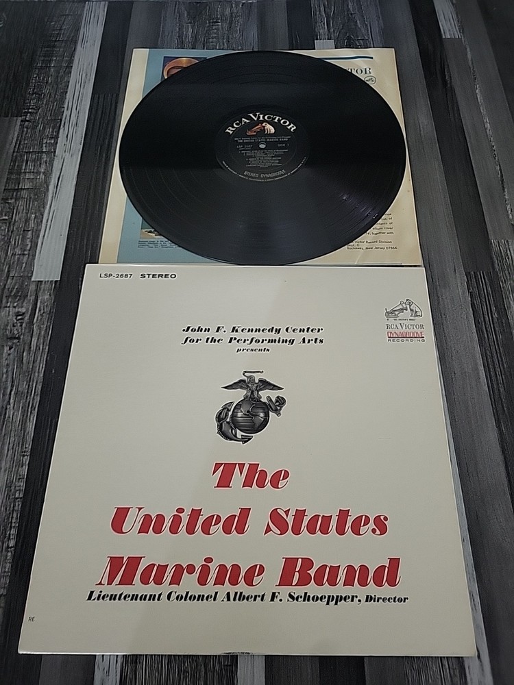 United States Marine Band Vinyl LP Album Record RCA Victor LSP 2687