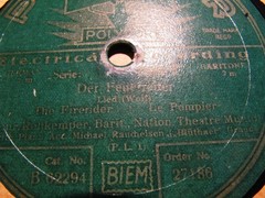 1928 HEINRICH REHKEMPER HUGO WOLF Feuerreiter/ Storchenbotschaft POLYDOR 27186