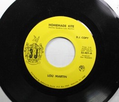 Country Promo 45 Lou Martin – Homemade Kite / Warm In The Winter On 3J Records