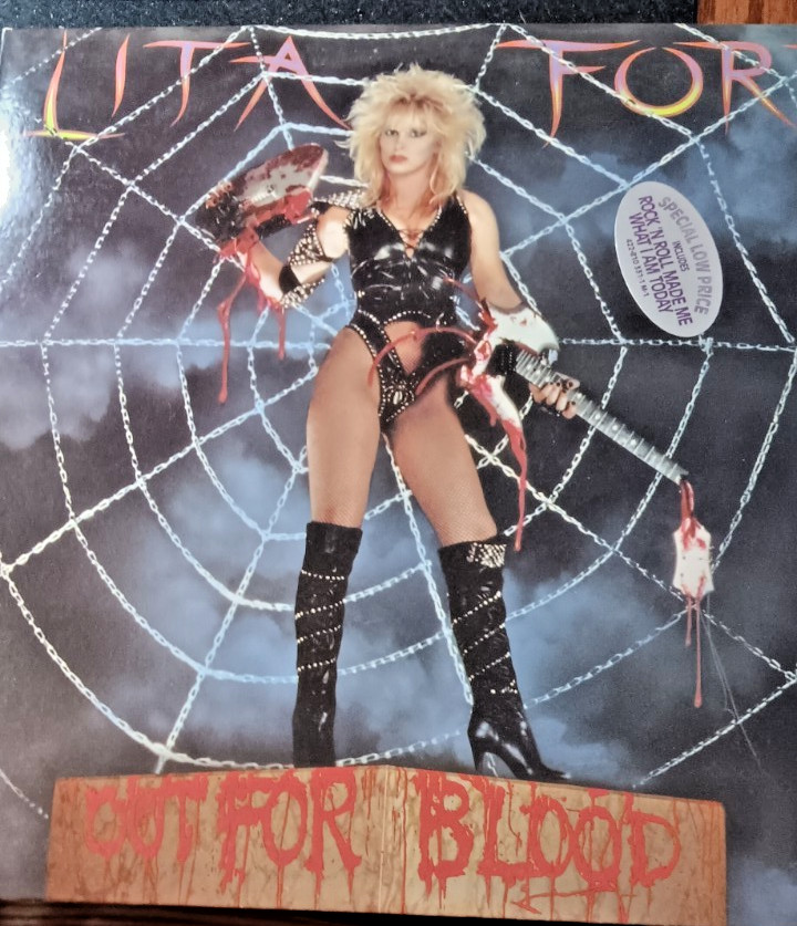 Lita Ford OUT FOR BLOOD EX. Promo
