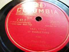 1928 Earl HINES JAZZ PIANO Hot Jazz Classics Columbia Album C-41 CAUTION BLUES