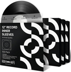 Anti-Static Vinyl Record Sleeves – Durable Clear Disc Sleeves- Protect Your L…