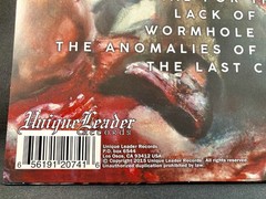Abominable Putridity-The Anomalies Of Artificial Origin RARE SPLATTER VINYL 2015