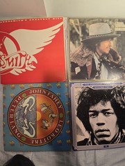 Lot of 8 Classic Rock Vinyl LPs Hendrix Dylan Aerosmith Fleetwood Mac Billy Joel