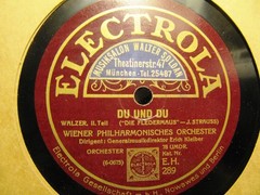 1928 Erich Kleiber Vienna Philharmonic STRAUSS FLEDERMAUS Du und Du ELECTROLA