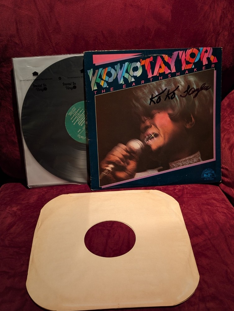 Koko Taylor The Earthshaker Vinyl LP Record Autographed