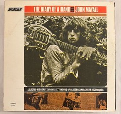 JOHN MAYALL – THE DIARY OF A BAND – SELECTED HIGHSPOTS FROM SIXTY HOURS -VG+ A16