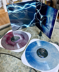The Terminator OST Color Vinyl 2LP Milan 180g Red Blue Splatter Brad Fiedel OOP