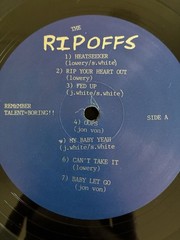 THE RIP OFFS Got A Record LP VG+ Plays Well 1994 Blue Labels Vinyl