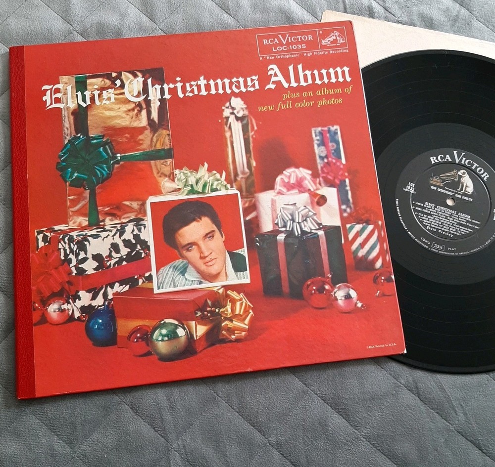 Elvis Presley CHRISTMAS ALBUM LOC-1035 (USA 1957 ORIGINAL) “FABULOUS COVER”