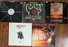 Lot of 5 1970’s / 80’s Alt Rock Vinyl EPs/LPs Billy Bragg The Cult The Motors
