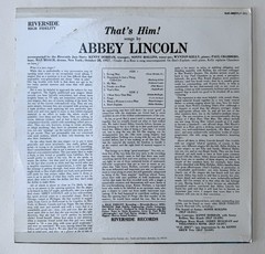 Abbey Lincoln That’s Him! OJC 085 Riverside Jazz LP 1983 w/ Sonny Rollins VG+/EX