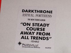 Darkthrone: Astral Fortress LP Black Vinyl Record 2022 Peaceville VILELP959 NEW
