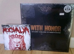 WITH HONOR Colored Vinyl LP & Moovalya Colored 7-inch Vinyl Together!