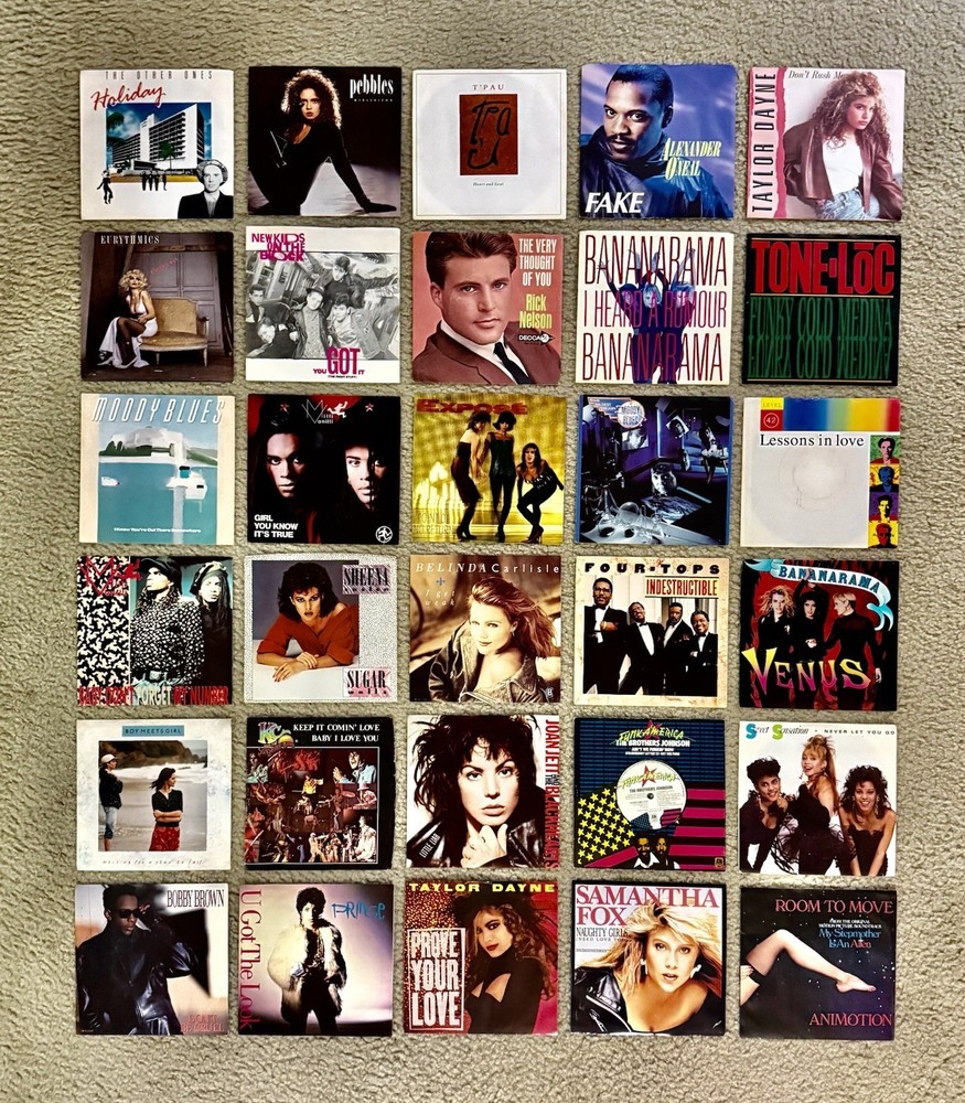 60s, 70s, 80s Vinyl 45 RECORDS, Select 6 from List for $49.99 + $5.99. All NM