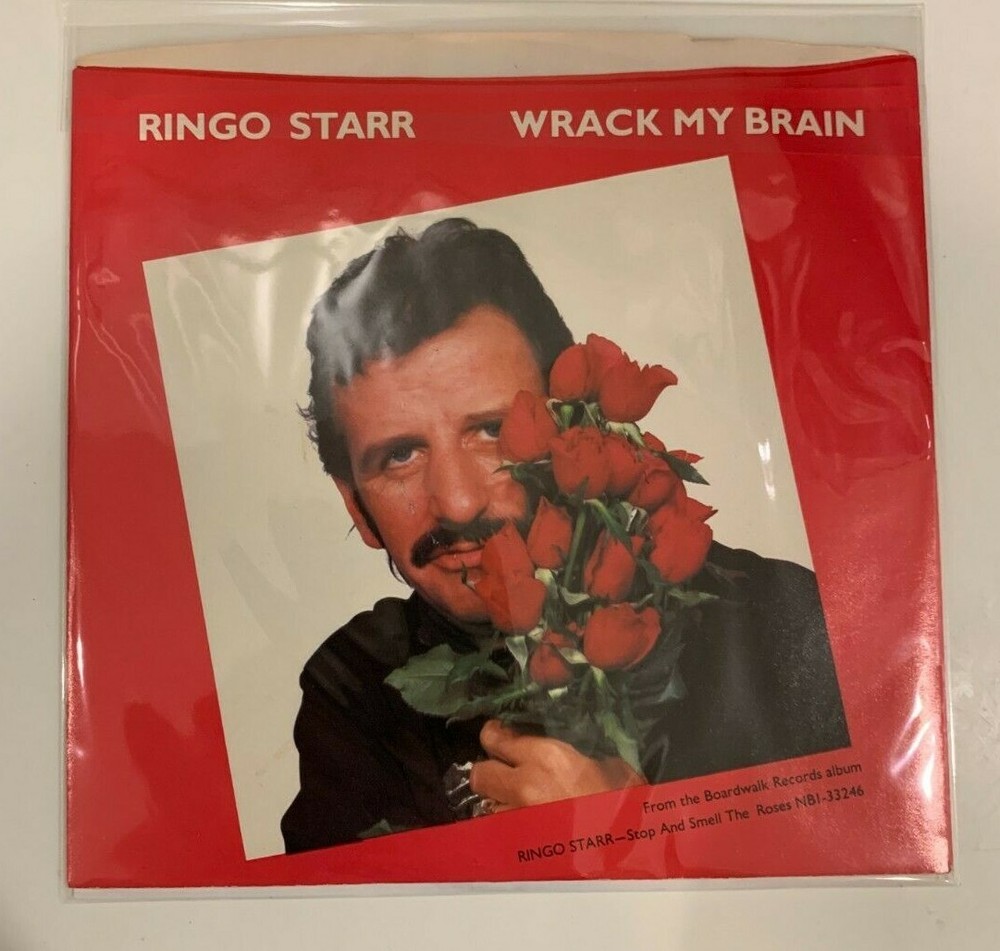 Ringo Starr Wrack My Brain Vinyl 7″ Single with Picture Sleeve
