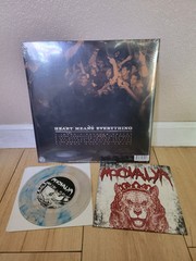 WITH HONOR Colored Vinyl LP & Moovalya Colored 7-inch Vinyl Together!