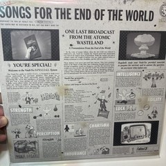 Fallout 3 4 Last Songs for the End Of The World VGM Vault-Tec Splatter Vinyl LP