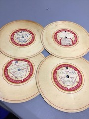 Homemade Records Lot Of 10 Wilcox-Gay Corp 1950s Recordio Discs