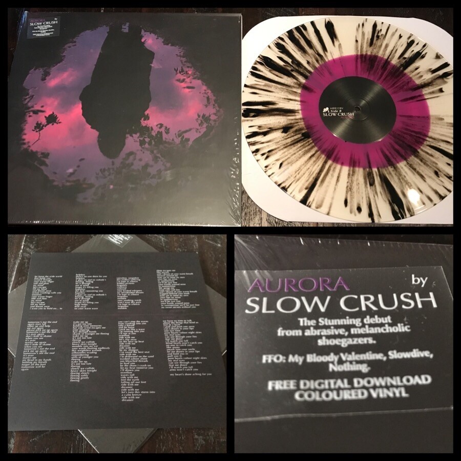 SLOW CRUSH Aurora LP Vinyl 1st Edition 500-Trauma Ray Nothing Leaving Time Keep