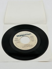David Lisa Binion Caught Up 1988 Promo 45 RPM Christian Gospel Record