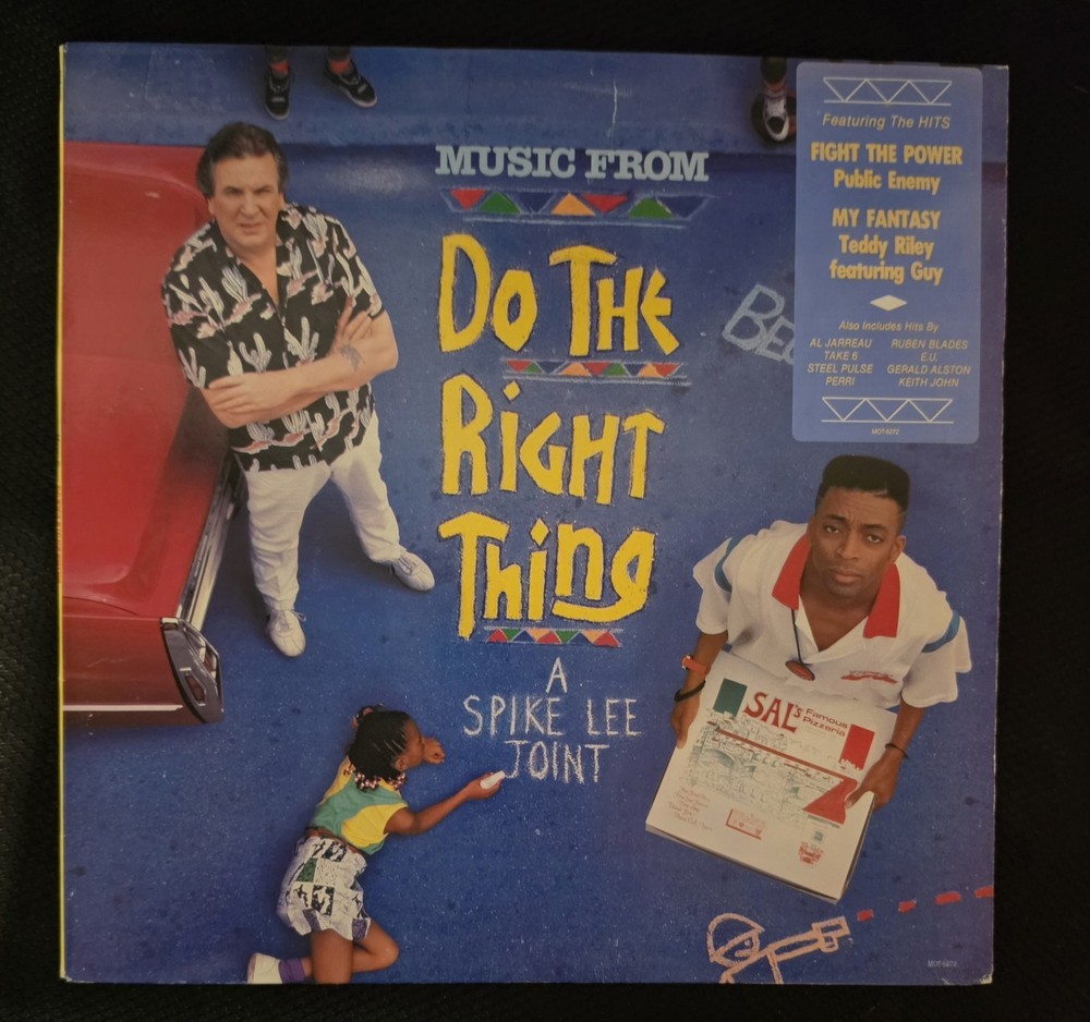 Music From Do The Right Thing [LP] 1989 Soundtrack Vinyl First Press w/ Hype VG+