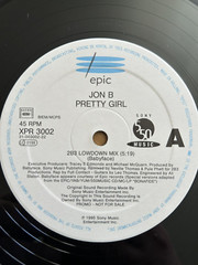 Jon B – Pretty Girl (1995) XPR 3002 – 12″ Promo Vinyl Single
