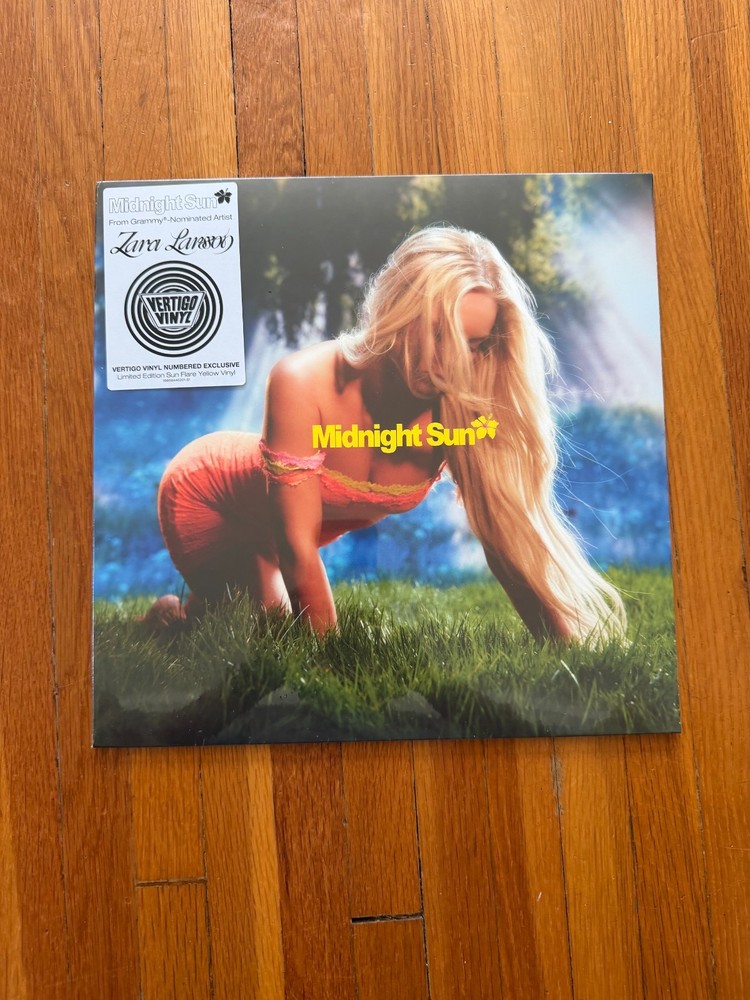 Larsson, Zara – Midnight Sun – Sun Flare Yellow VV Vertigo Vinyl NUMBERED Record