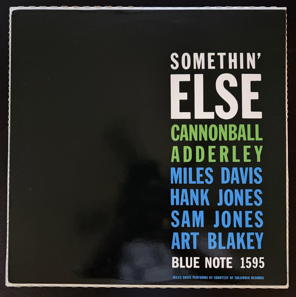 Cannonball Adderley – Somethin’ Else (LP, VG+, 2000’s Reissue, Scorpio Issue)
