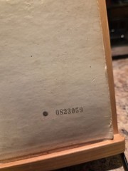 The Beatles White Album ORIGINAL COVER ONLY Serial Number 0823059 NO VINYL Apple