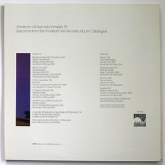 2 WINDHAM HILL RECORDS SAMPLER LPs ’81 & ’86 EXCELLENT Translucent Vinyl
