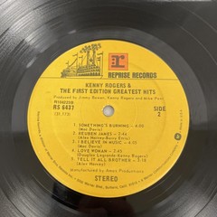 Kenny Rogers & The First Edition Greatest Hits Vinyl LP Reprise RS 6437 Insert