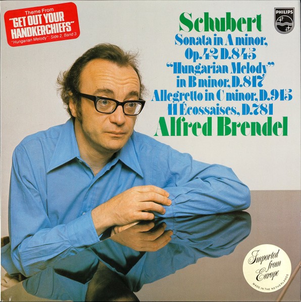 Franz Schubert, Alfred Brendel, Sonata in A Minor, D. 845, 11 Ecossaises, D. 781