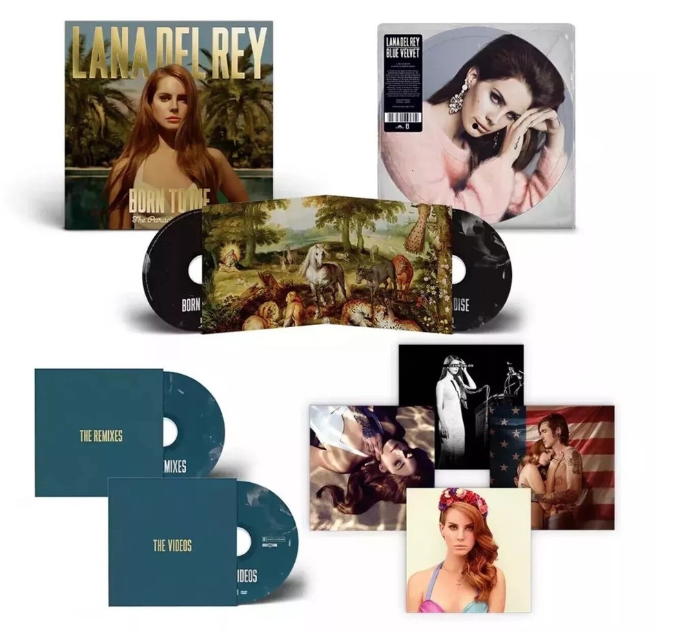 LANA DEL REY – Born To Die (The Paradise Edition) NEW BOX SET 3-CD DVD 7″ Vinyl