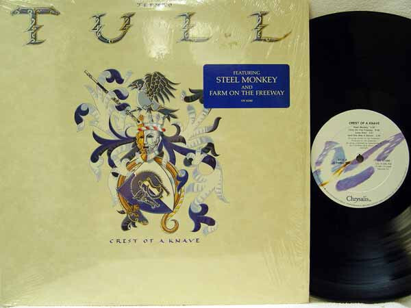 JETHRO TULL – Crest of a Knave LP (1987 US Pressing, Still in Shrink Wrap)