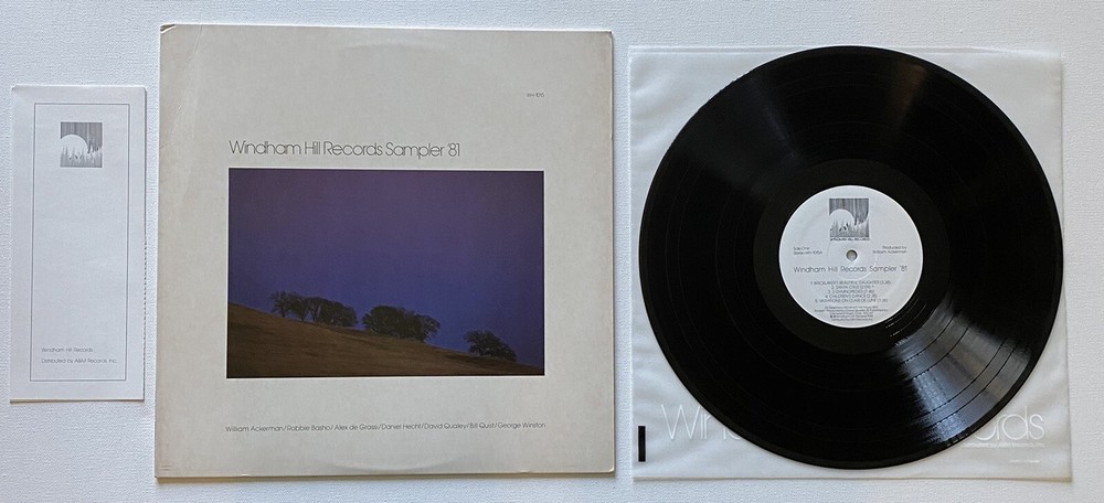 33 LP vinyl record, windham hill records, sampler ‘81, 1981 windham hill, vg/ex