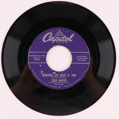 Dean Martin Memories Are Made Of This / Change Of Heart 1955 45 rpm 7″ Single