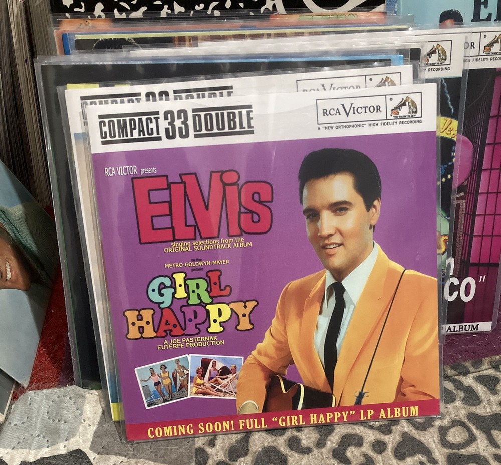 Elvis Presley Girl Happy vinyl compact 33 NEW