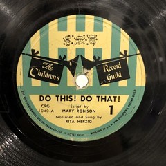 Children’s 78 RPM Records Columbia Lincoln Abbey Lot Of 4
