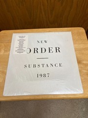 Substance by New Order (Record, 1987) 2 LP in shrink w/ Hype AS IS see photos