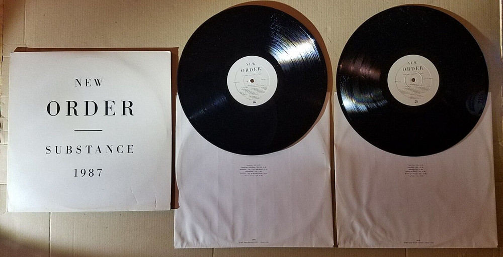 RARE! New Order “Substance” 1987 Double 2xLP Vinyl Record Original VG+/EX READ!