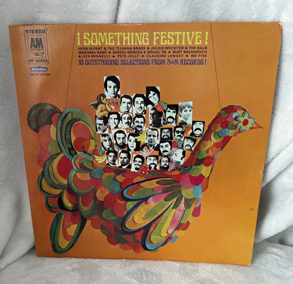 Vintage Christmas i SOMETHING FESTIVE! Various Artists LP Record
