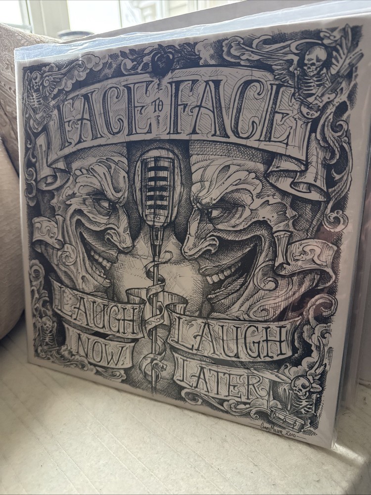 Face To Face Laugh Now Laugh Later Blue Vinyl /500