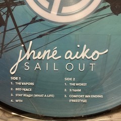 Jhene Aiko – Sail Out Album (picture disc) (LP vinyl) Amazing shape