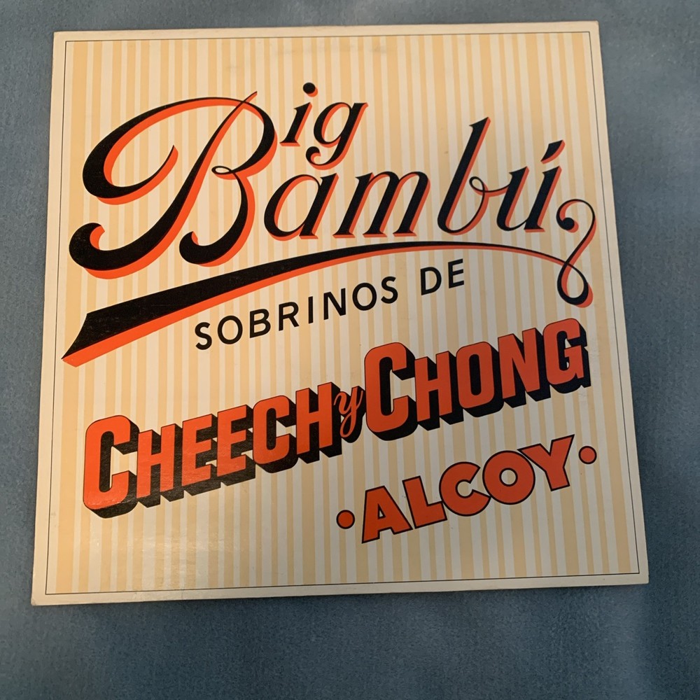 Cheech & Chong Big Bambu 12″ With Paper Vinyl LP Stereo Ode Records1972 SP-77014